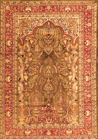 Persian Orange Traditional Rug, tr1195org