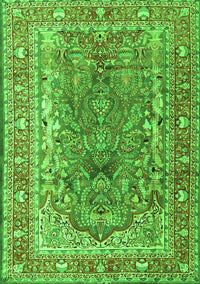 Persian Green Traditional Rug, tr1195grn