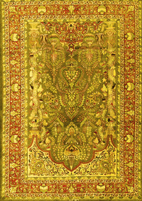 Persian Yellow Traditional Rug, tr1195yw