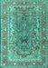 Persian Turquoise Traditional Rug, tr1195turq