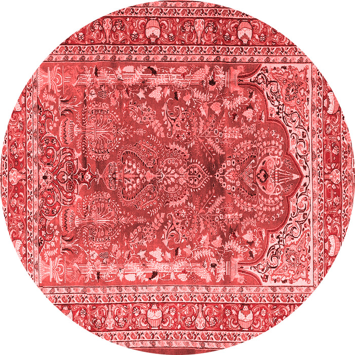 Machine Washable Persian Red Traditional Rug, wshtr1195red