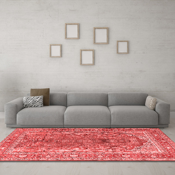 Traditional Red Washable Rugs
