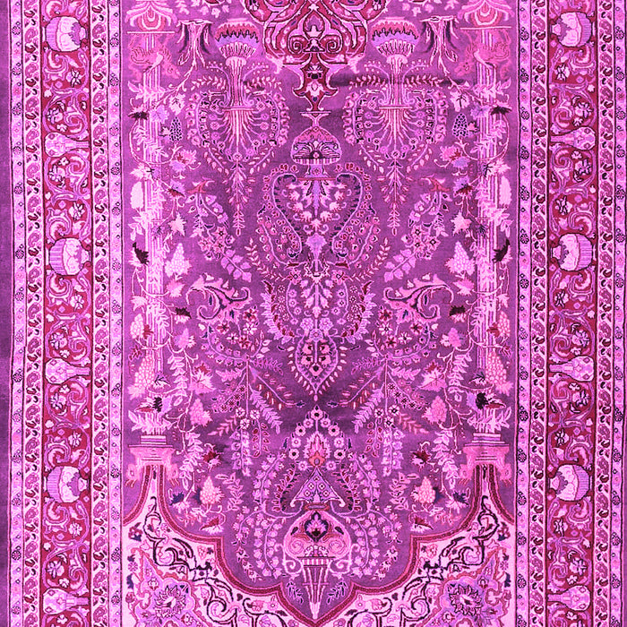 Machine Washable Persian Pink Traditional Rug, wshtr1195pnk