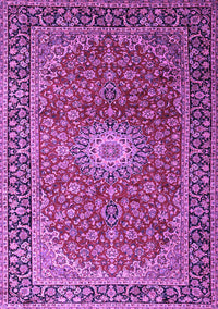 Medallion Purple Traditional Rug, tr1196pur