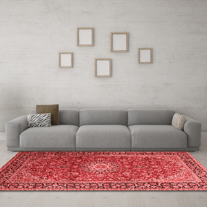 Traditional Red Washable Rugs