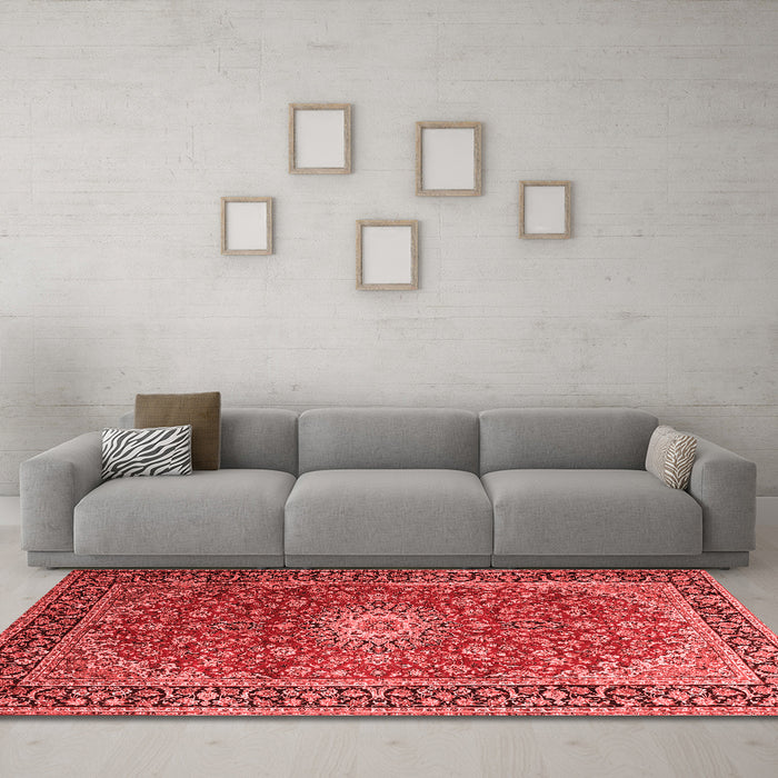 Traditional Red Washable Rugs