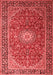 Medallion Red Traditional Area Rugs