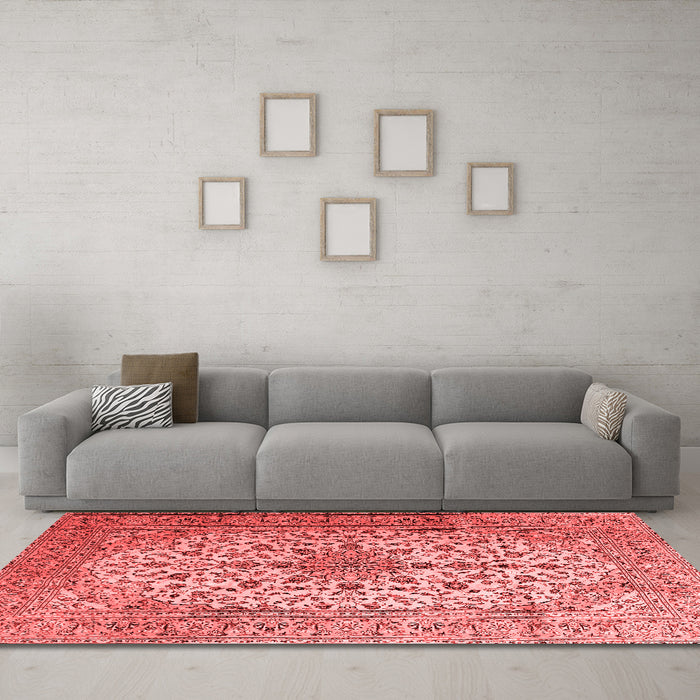 Traditional Red Washable Rugs