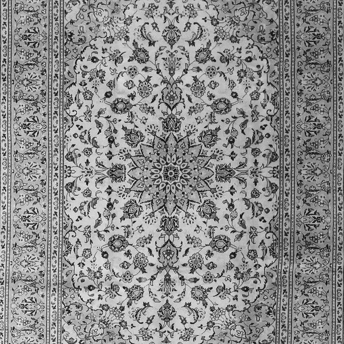 Medallion Gray Traditional Rug, tr1198gry