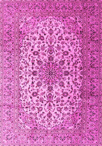 Medallion Pink Traditional Rug, tr1198pnk