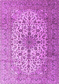 Medallion Purple Traditional Rug, tr1198pur