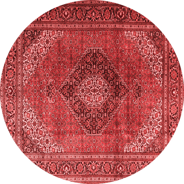 Medallion Red Traditional Rug, tr1199red