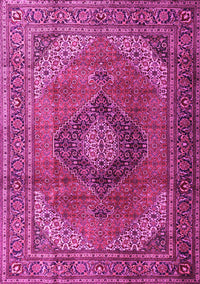 Medallion Pink Traditional Rug, tr1199pnk