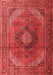 Medallion Red Traditional Area Rugs