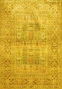 Persian Yellow Traditional Rug, tr119yw