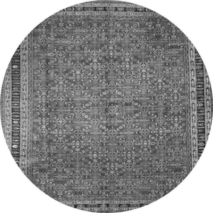 Square Persian Gray Traditional Rug, tr11gry