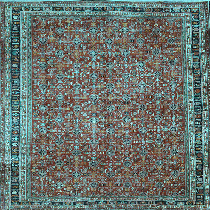 Square Persian Light Blue Traditional Rug, tr11lblu