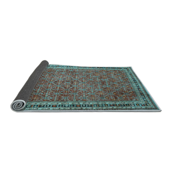 Sideview of Persian Light Blue Traditional Rug, tr11lblu