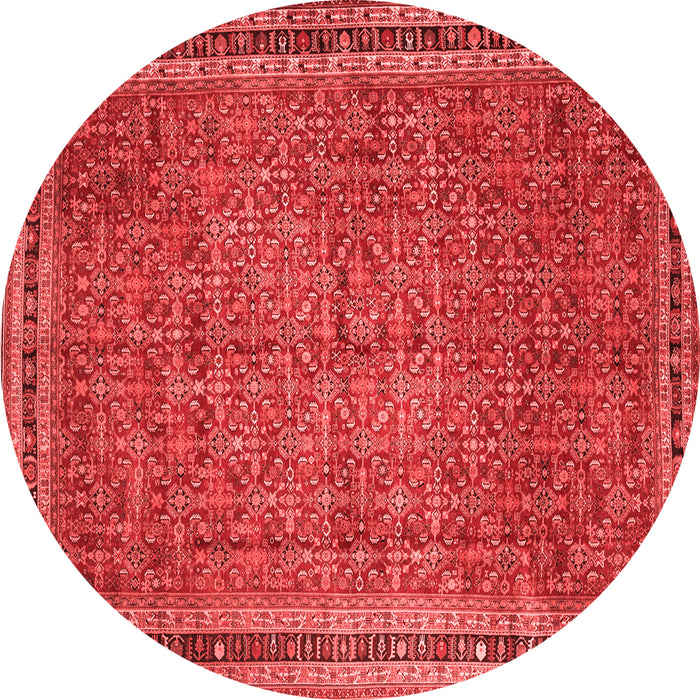 Machine Washable Persian Red Traditional Rug, wshtr11red
