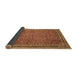 Sideview of Persian Brown Traditional Rug, tr11brn