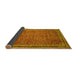 Sideview of Persian Yellow Traditional Rug, tr11yw