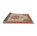 Sideview of Traditional Brown Medallion Rug, tr12