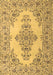 Medallion Brown Traditional Rug, tr1200brn