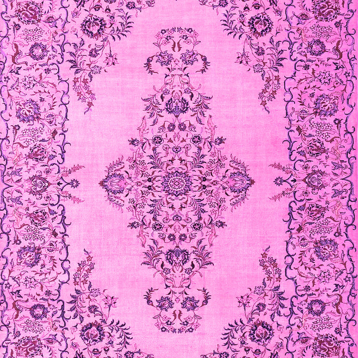 Medallion Pink Traditional Rug, tr1200pnk