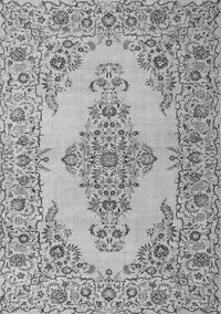 Medallion Gray Traditional Rug, tr1200gry