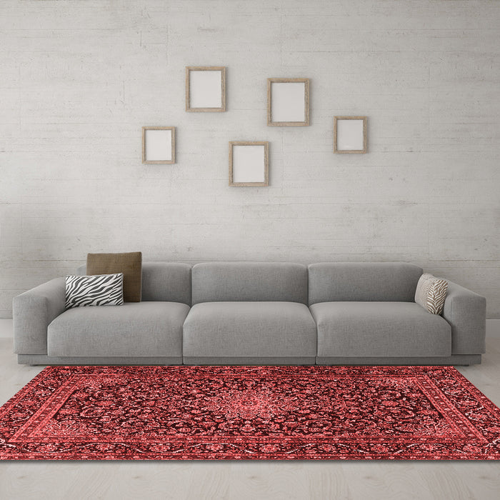 Traditional Red Washable Rugs
