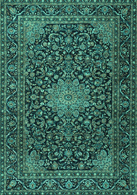 Persian Turquoise Traditional Rug, tr1201turq