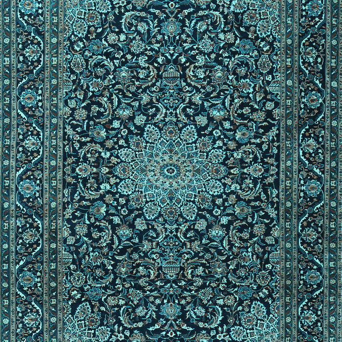 Machine Washable Persian Light Blue Traditional Rug, wshtr1201lblu