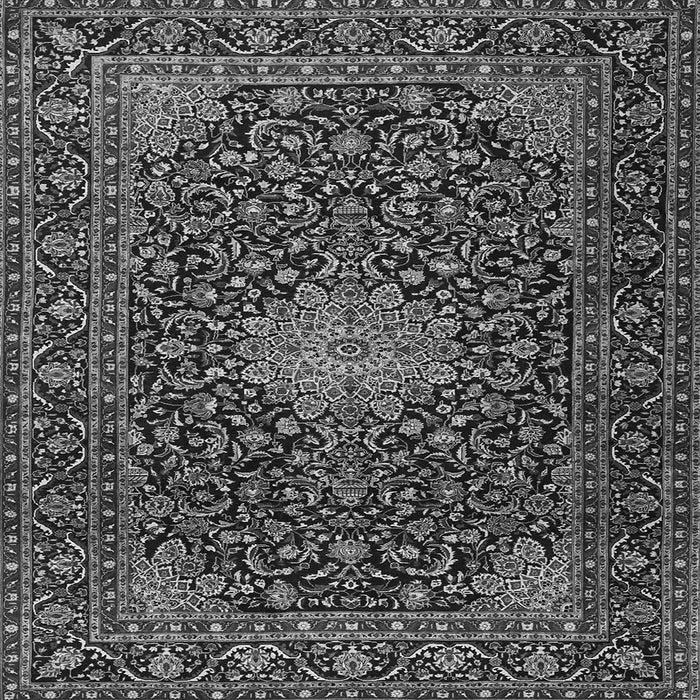 Serging Thickness of Persian Gray Traditional Rug, tr1201gry