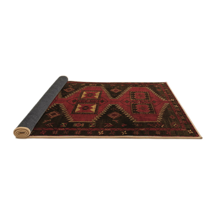 Sideview of Persian Brown Traditional Rug, tr1202brn