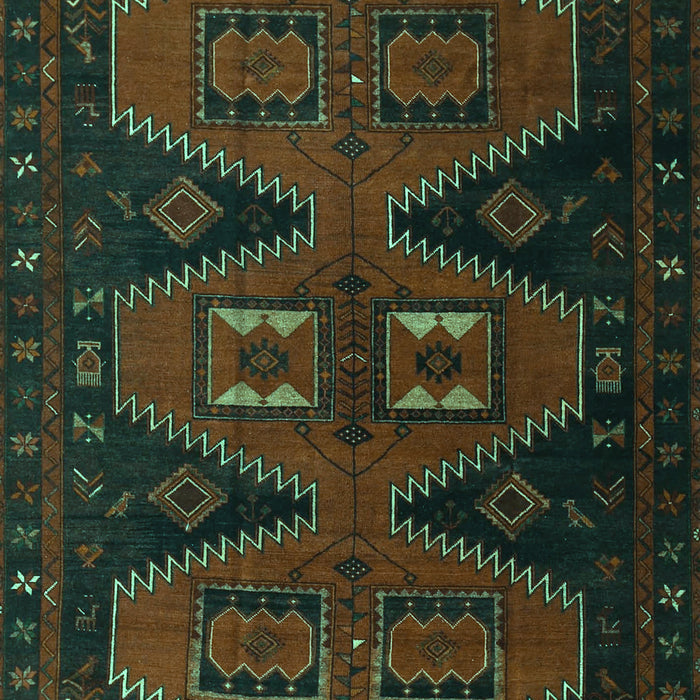 Persian Turquoise Traditional Rug, tr1202turq
