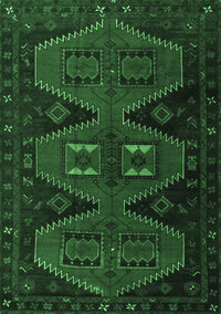 Persian Emerald Green Traditional Rug, tr1202emgrn