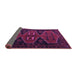 Sideview of Persian Purple Traditional Rug, tr1202pur