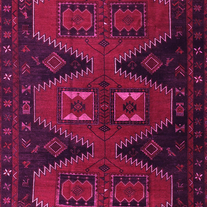 Machine Washable Persian Pink Traditional Rug, wshtr1202pnk