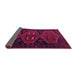 Sideview of Persian Pink Traditional Rug, tr1202pnk