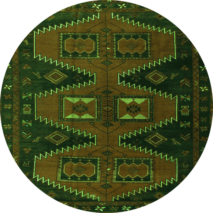 Machine Washable Persian Green Traditional Area Rugs, wshtr1202grn