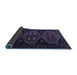 Sideview of Persian Blue Traditional Rug, tr1202blu