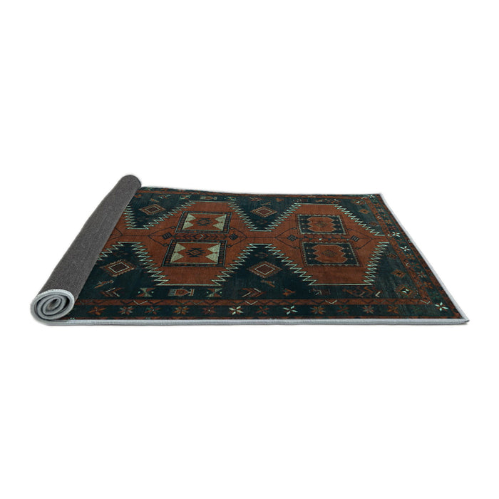 Sideview of Persian Light Blue Traditional Rug, tr1202lblu