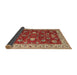 Sideview of Traditional Sand Brown Persian Rug, tr1203