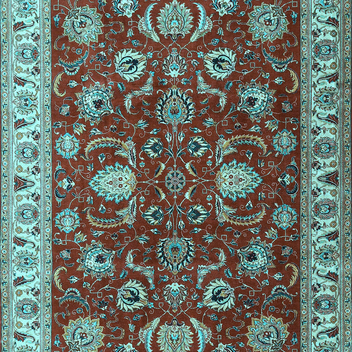 Persian Light Blue Traditional Rug, tr1203lblu