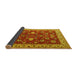 Sideview of Persian Yellow Traditional Rug, tr1203yw