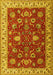 Machine Washable Persian Yellow Traditional Rug, wshtr1203yw