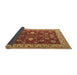 Sideview of Persian Brown Traditional Rug, tr1203brn