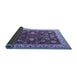 Sideview of Persian Blue Traditional Rug, tr1203blu