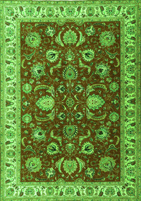 Persian Green Traditional Rug, tr1203grn