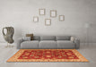 Machine Washable Persian Orange Traditional Area Rugs in a Living Room, wshtr1203org